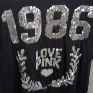 Victoria Secret Bling tee sz large- 2pcset soldSep